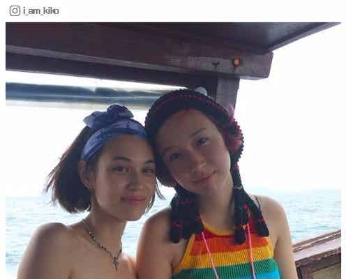 水原希子、ビキニで妹・佑果と2ショット「素敵姉妹」「揃って可愛い」
