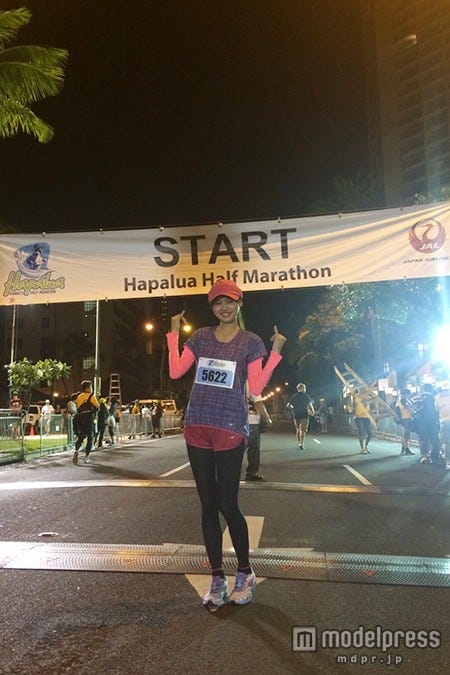 ホノルルハーフマラソンに初挑戦/松元絵里花