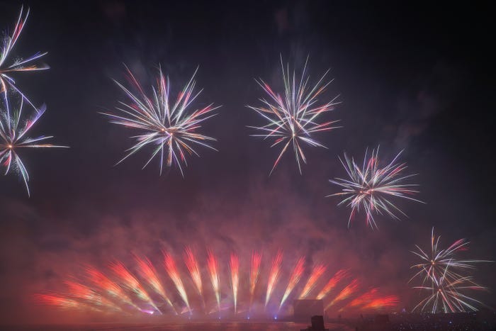 「WE ◆ NAMIE HANABI SHOW」昨年の様子(画像提供:日本テレビ)