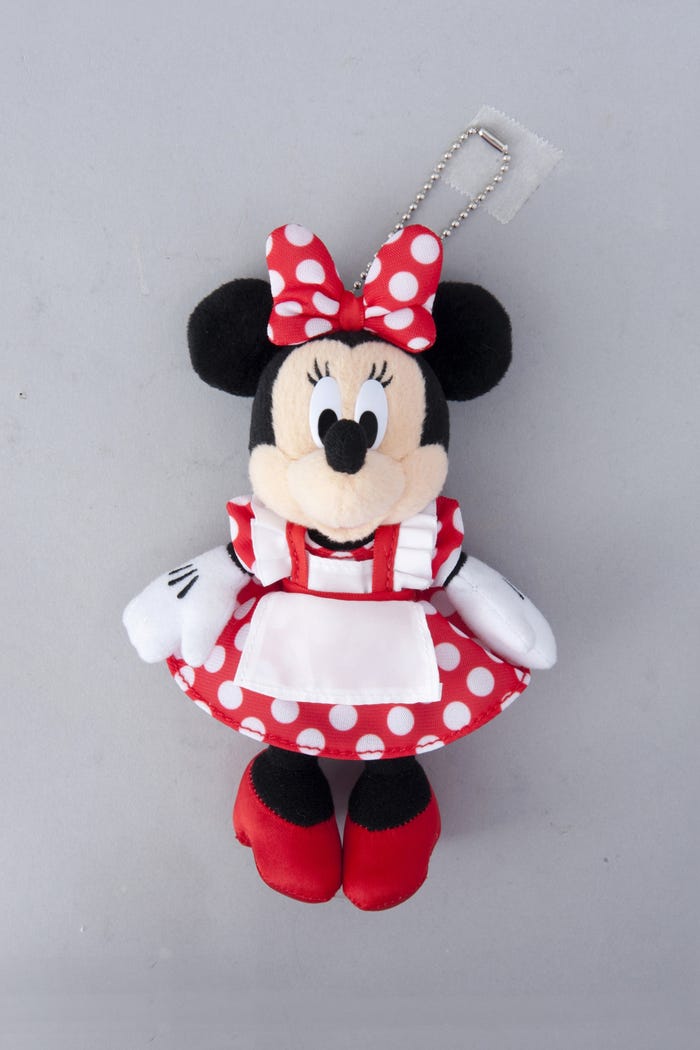 ミニー、ぬいぐるみバッジ¥1700(C)Disney