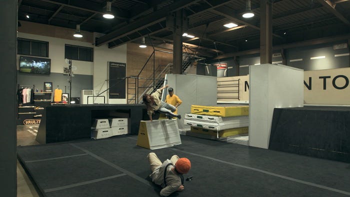 パルクールの練習をする莉咲子「TERRACE HOUSE TOKYO 2019-2020」5th WEEK(C)フジテレビ/イースト・エンタテインメント