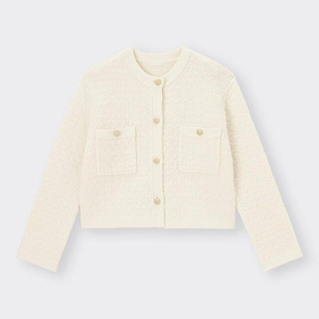 GU　新作　トップス　ジャケット　カーディガン