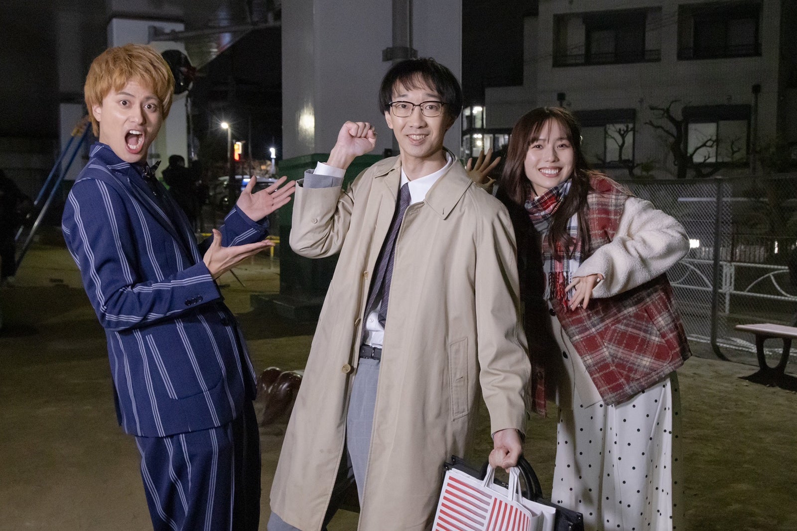 小島健、大水洋介、秋田汐梨（C）KUJIRA／講談社／テレビ朝日・ストームレーベルズ