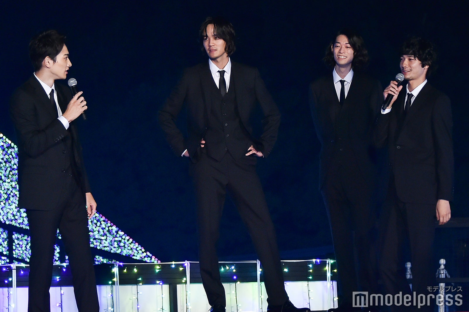 （左から）町田啓太、遠藤史也、こだまたいち、清原翔 （C）モデルプレス