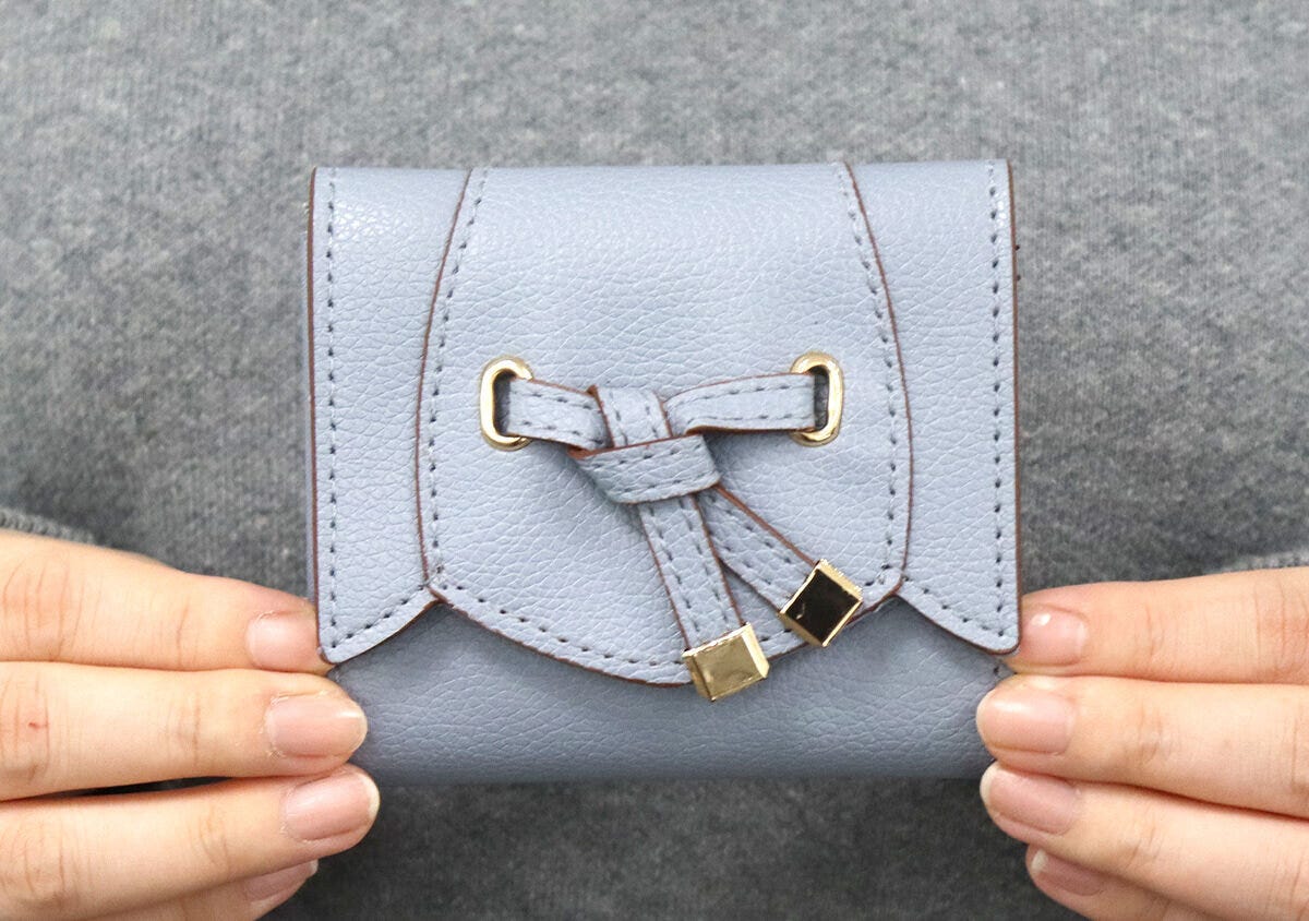 VISフラワーカットミニ財布コンパクト