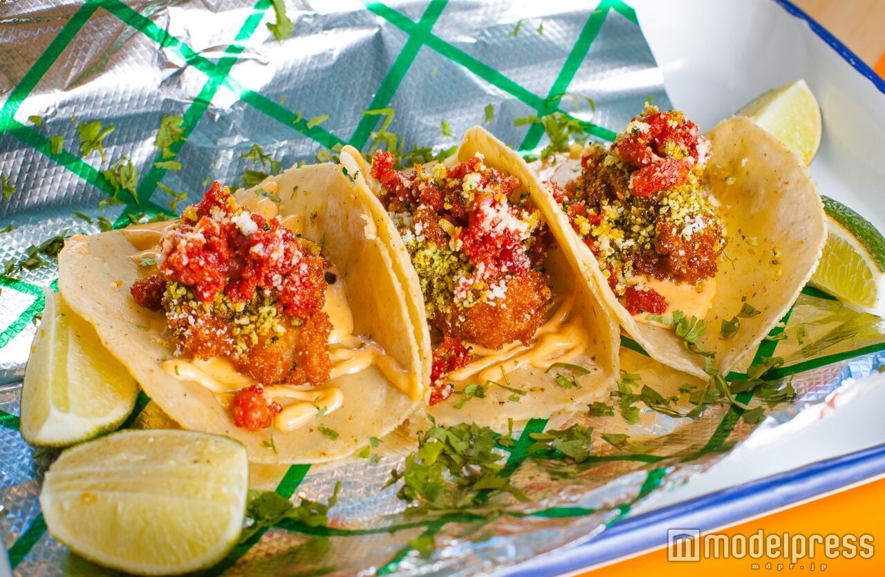 タコスなどカリフォルニア料理もおすすめ／画像提供：Hall PR