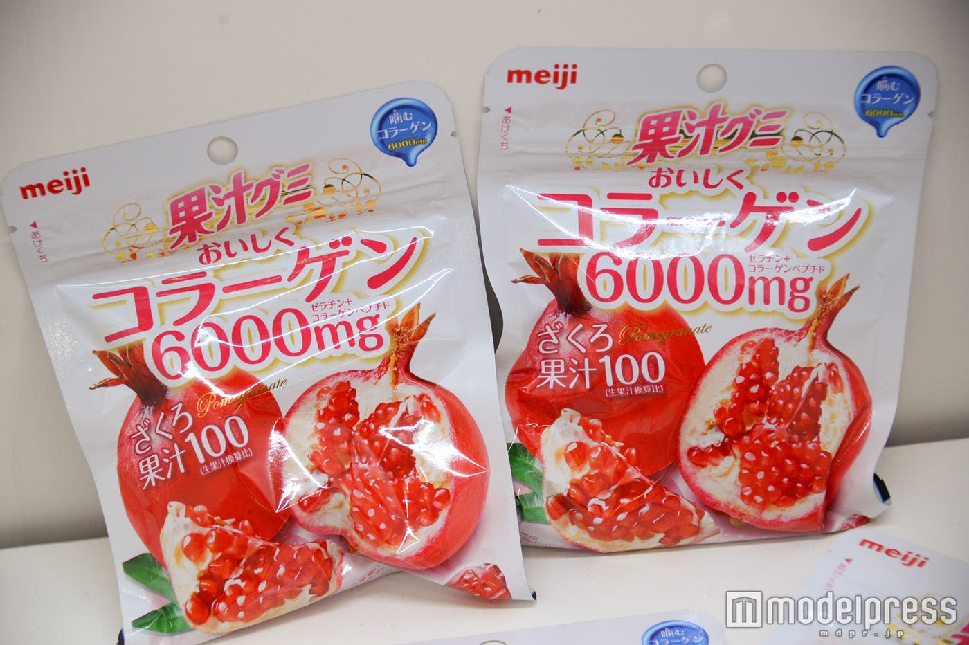 果汁グミ おいしくコラーゲンざくろ/(株)明治/(C)モデルプレス