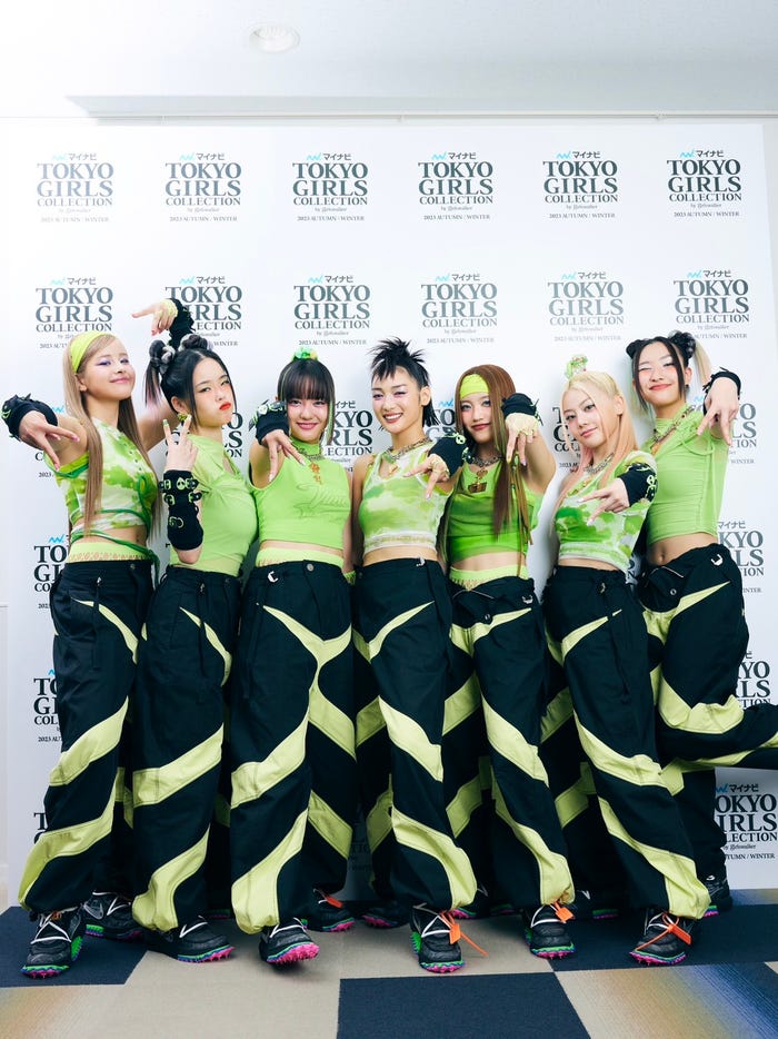 XG/HARVEY、COCONA、JURIA、JURIN、CHISA、HINATA、MAYA(C)マイナビ TOKYO GIRLS COLLECTION 2023 AUTUMN/WINTER