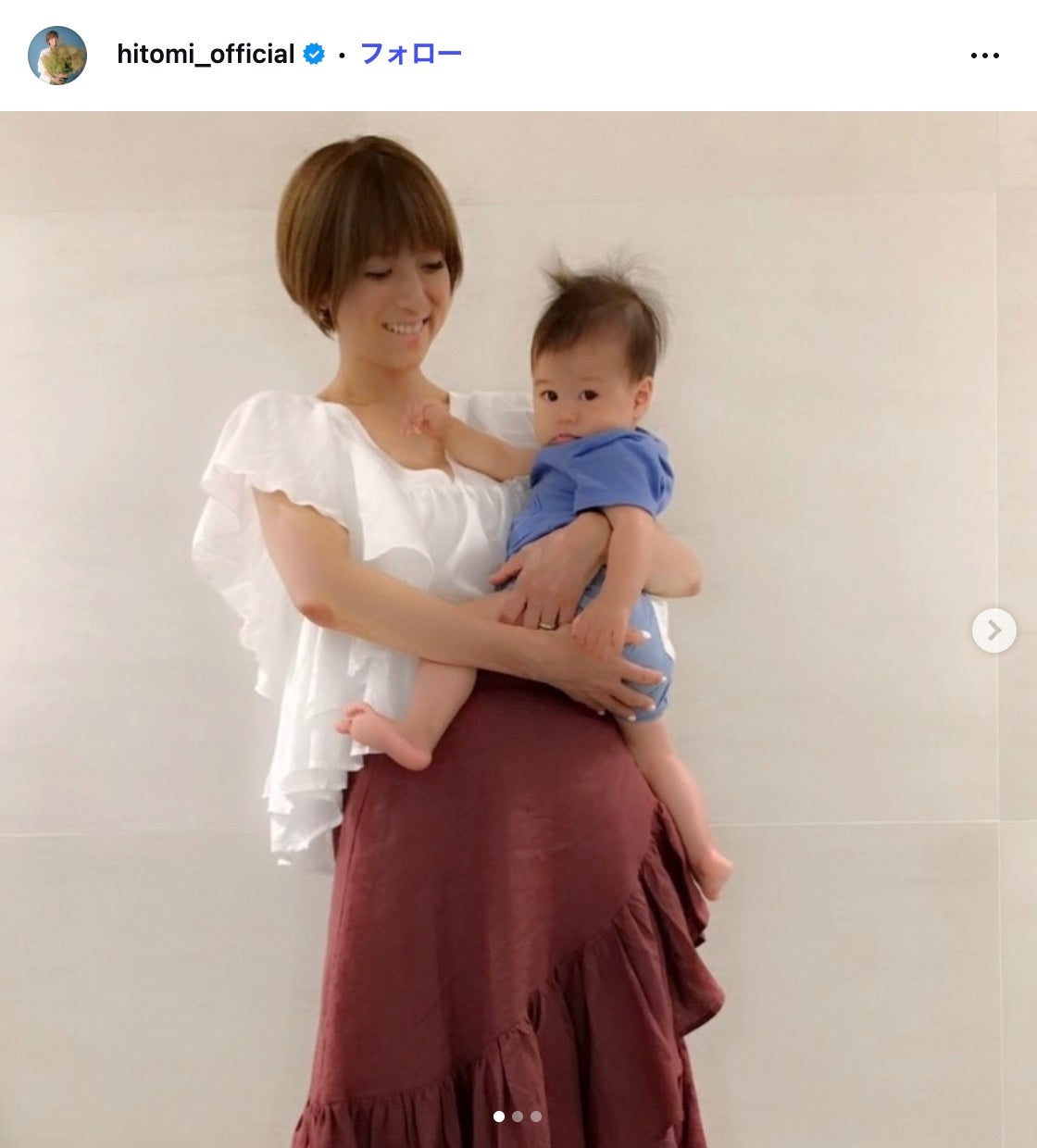 hitomi Instagramより