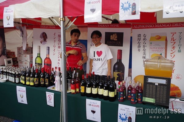 ドリンクエリア／画像提供：ナマステ・インディア事務局