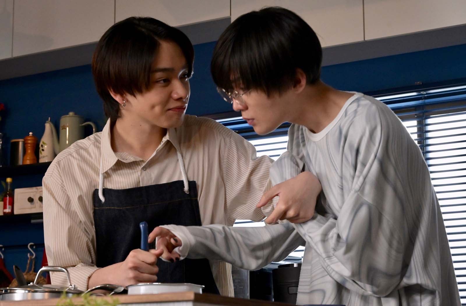 宮世琉弥、八木勇征「ホスト相続しちゃいました」第10話より（C）カンテレ