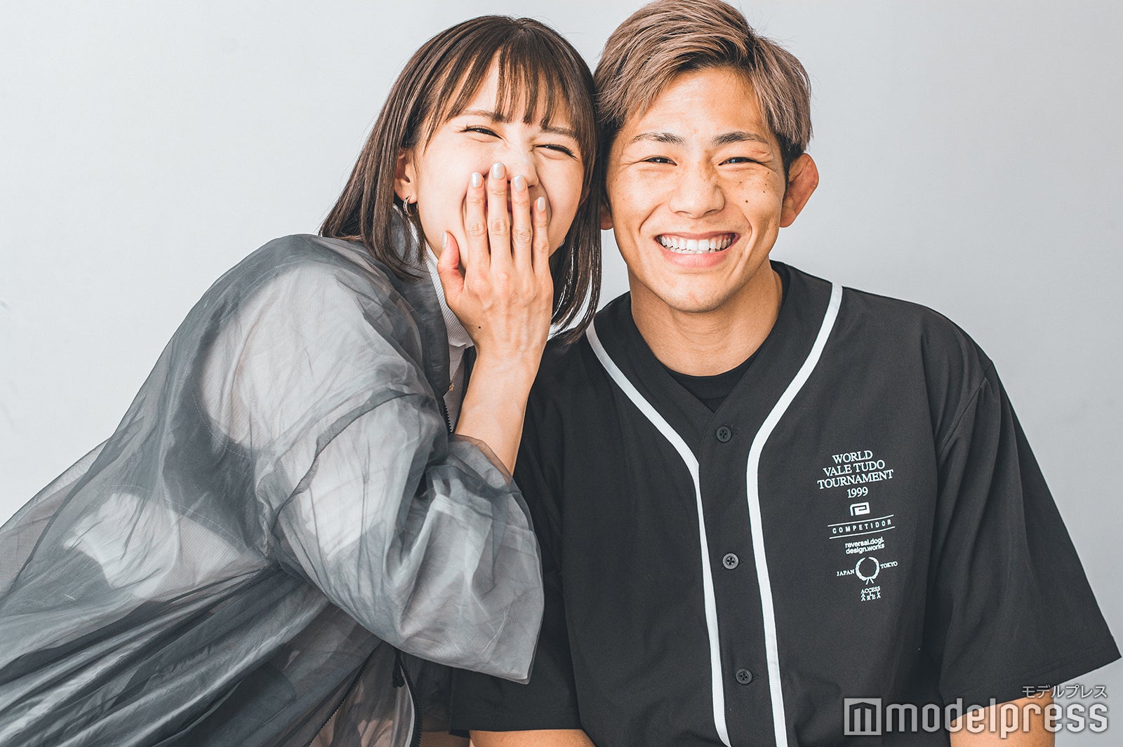 伊藤盛一郎選手、菅原美優選手（C）モデルプレス