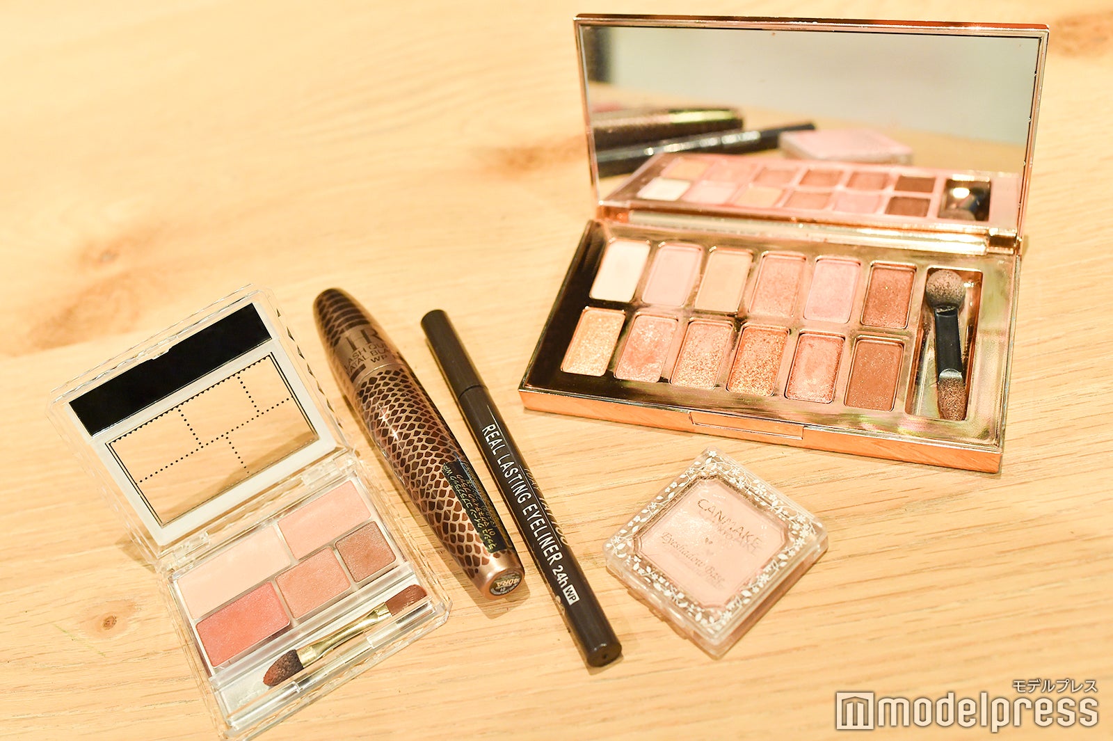 アイメイク／キャンメイクアイシャドウ、マスカラ、アイライナー、下地、バビメロパレット