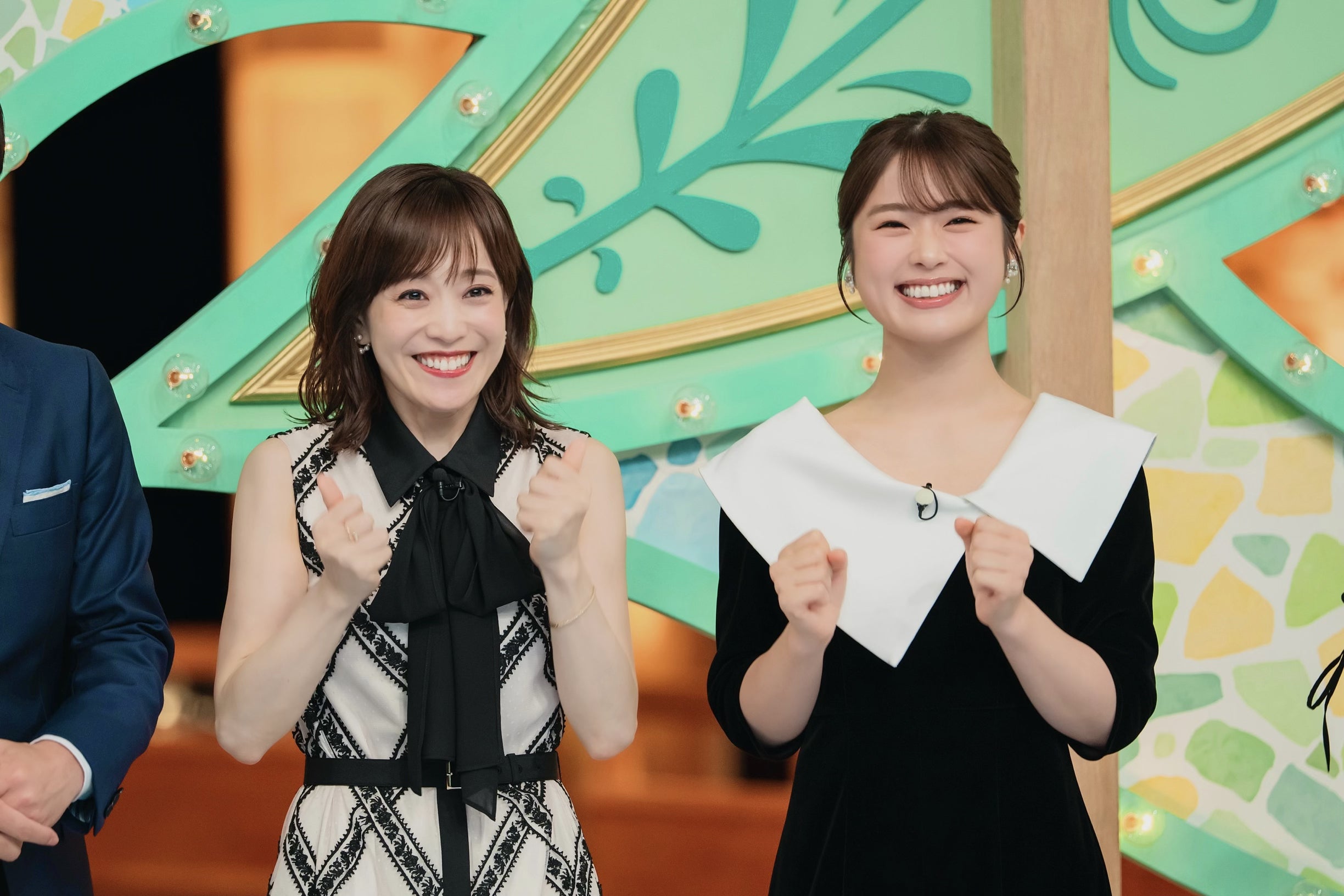 江藤愛、渋谷凪咲（C）TBS