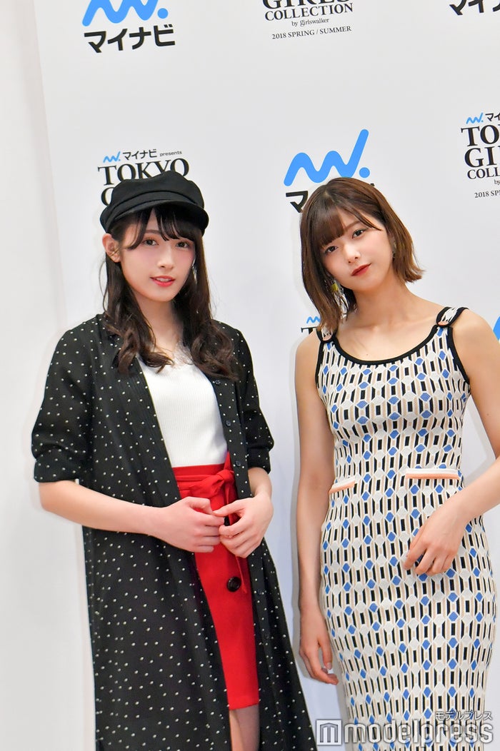 渡辺梨加&渡邉理佐(C)モデルプレス