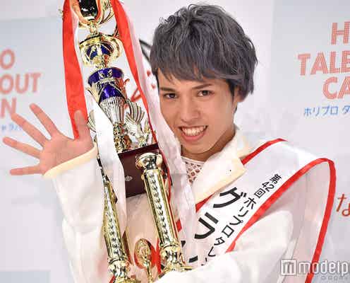 「ホリプロTSC」男女混合大会初、男性がグランプリ獲得 ギャップも魅力の定岡遊歩さん