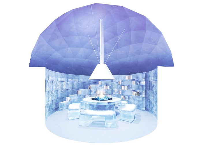 氷のBooks＆Cafe／画像提供：星野リゾート