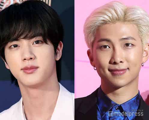 BTS・JIN兵役入隊にメンバー集合「弟達が着いていく」リーダーRMの言葉にARMY涙「泣ける」「愛感じた」