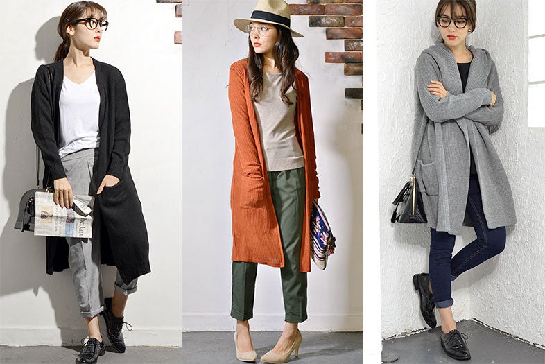 秋まで着回せる！「ロングカーデ」を羽織るだけでおしゃれにスタイルアップ