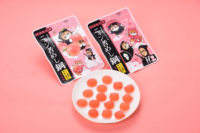 ニャン者めし鋼 ピーチ味(税込183円)(C)mofusand