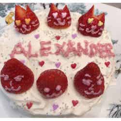 川崎希が作ったケーキ／川崎希オフィシャルブログ（Ameba）より