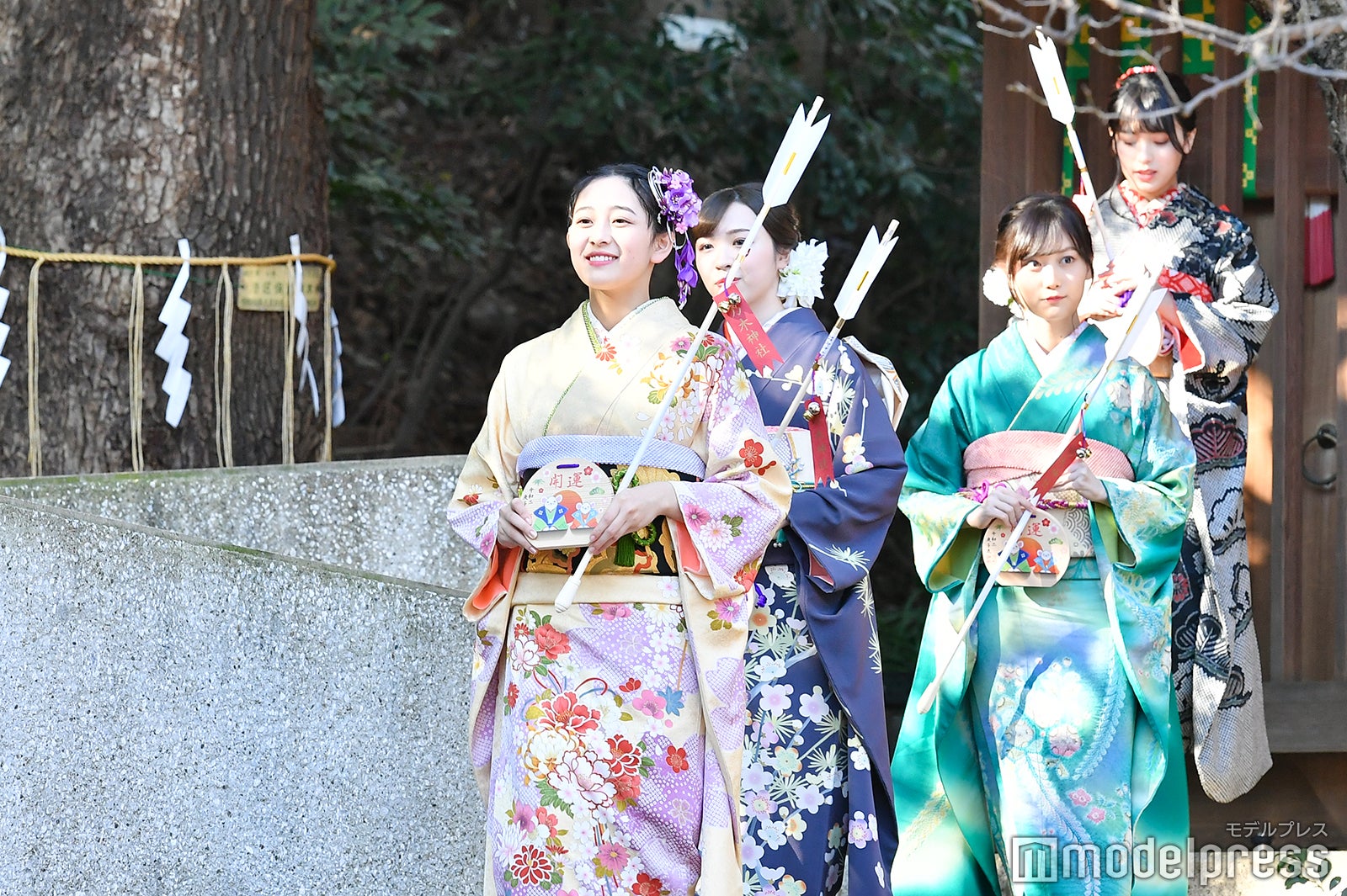 向井葉月、渡辺みり愛、山下美月、大園桃子（C）モデルプレス