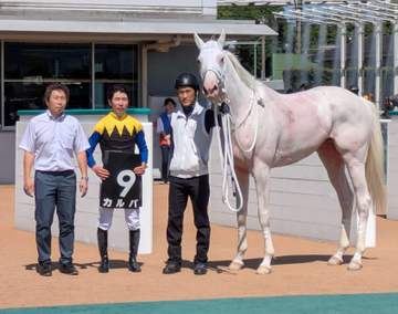 ソダシの弟・白毛馬カルパが小倉10Rで勝利