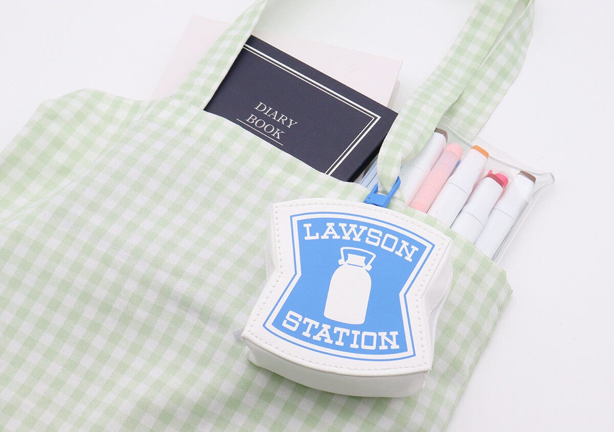 ローソン看板ミニポーチキーリング付き