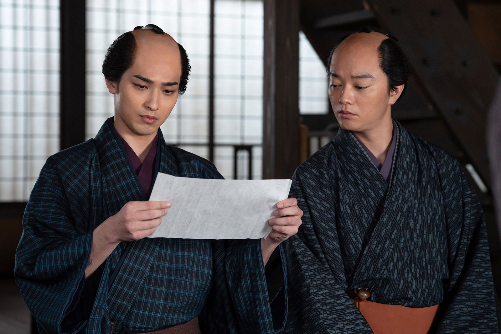 横浜流星、染谷将太「べらぼう～蔦重栄華乃夢噺～」第19話（C）NHK