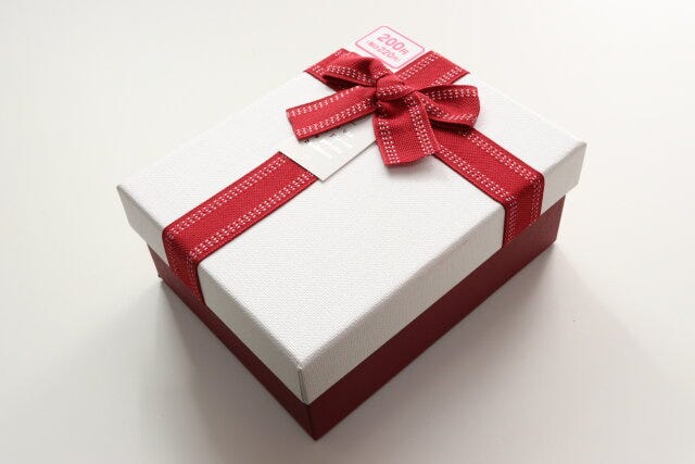 リボン長方形ギフトボックス(3サイズ) ラッピンググッズ リボン長方形ギフトボックス(3サイズ) ラッピンググッズ