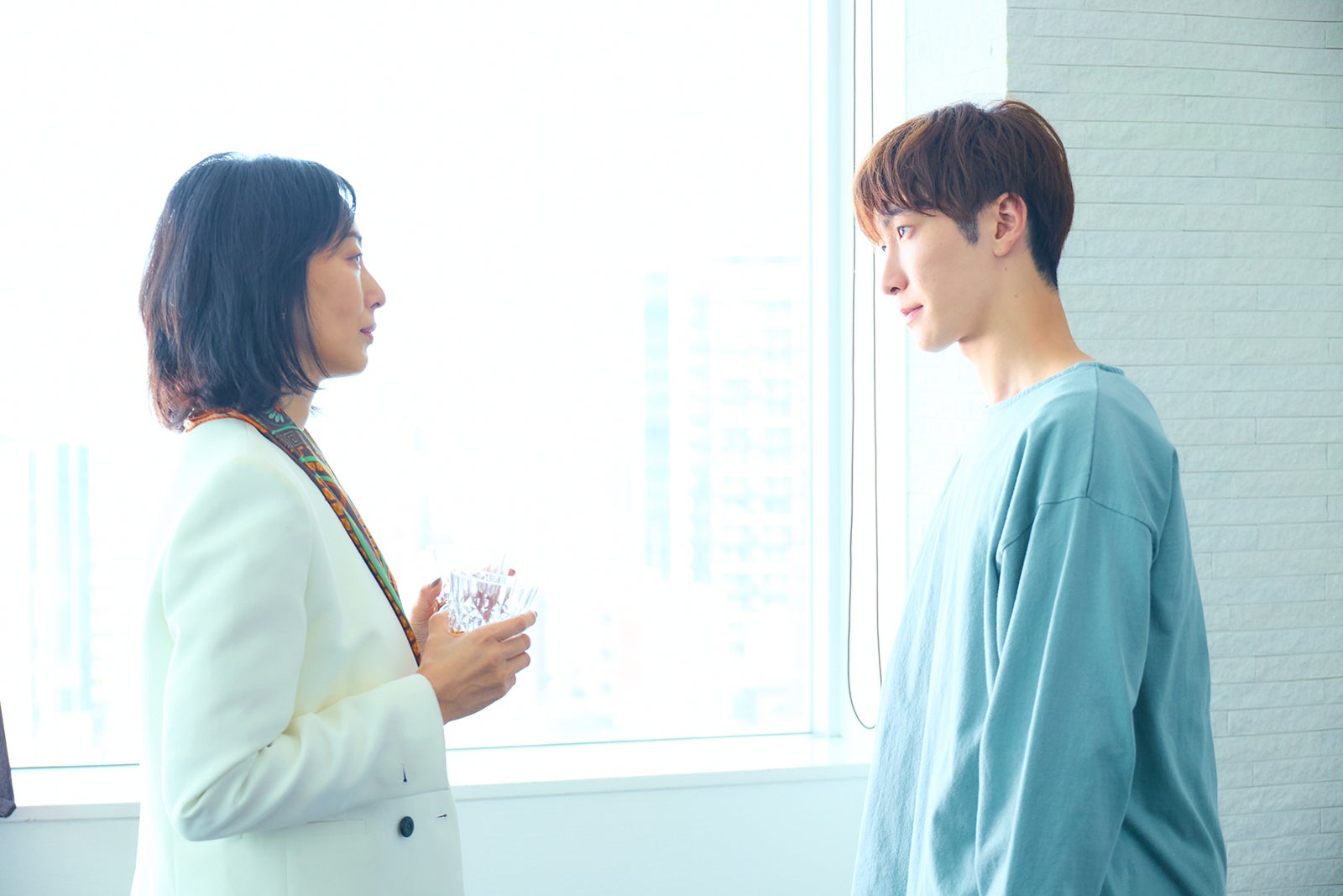 木村多江、渡辺翔太「青島くんはいじわる」最終話より（C）テレビ朝日