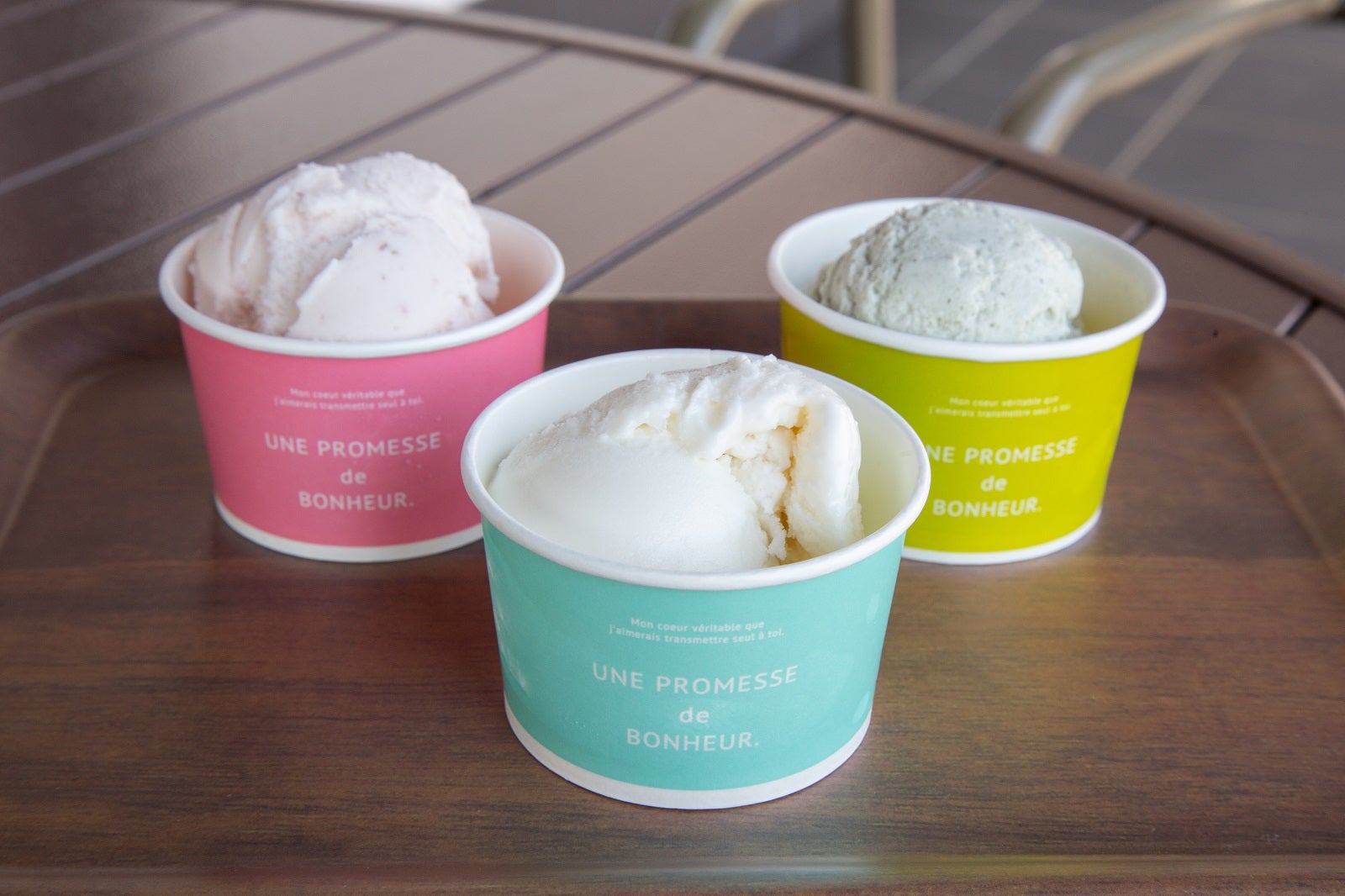 地元農産物を使用した無添加ジェラート／提供画像