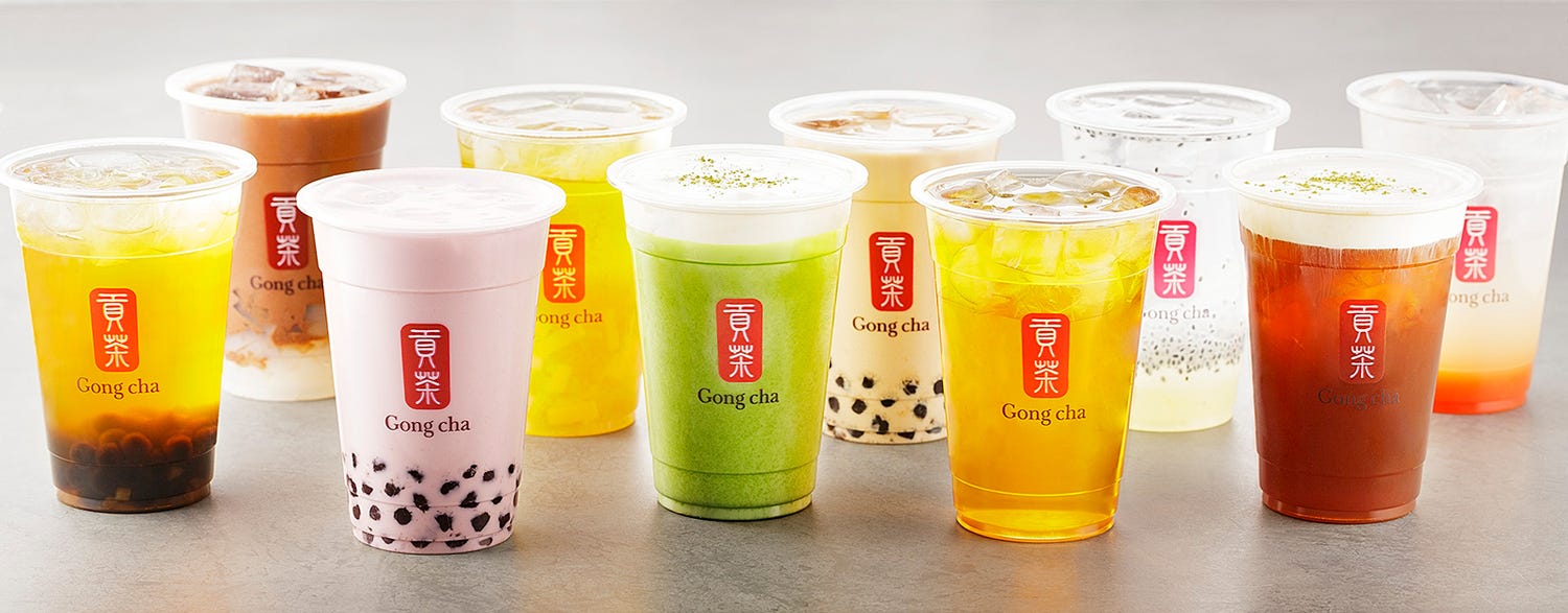 台湾茶専門店「ゴンチャ」大阪・リンクス梅田内に2店舗同時オープン