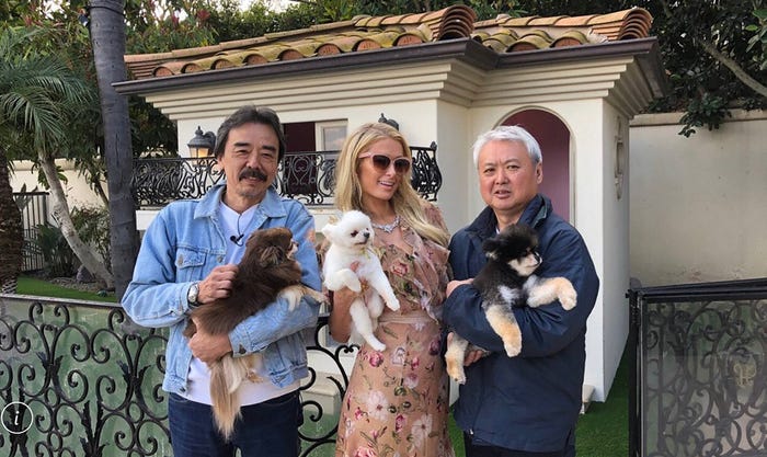 パリス・ヒルトン(中央)(C)フジテレビ