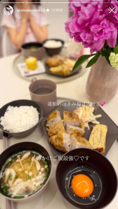 篠田麻里子Instagramストーリーズより