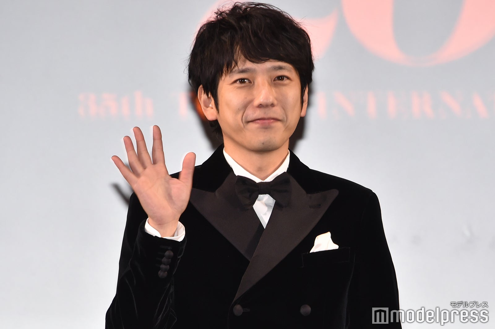 終始笑顔を絶やさない二宮和也（C）モデルプレス