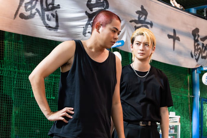 菅生新樹、高橋文哉「伝説の頭 翔」第7話より(C)テレビ朝日