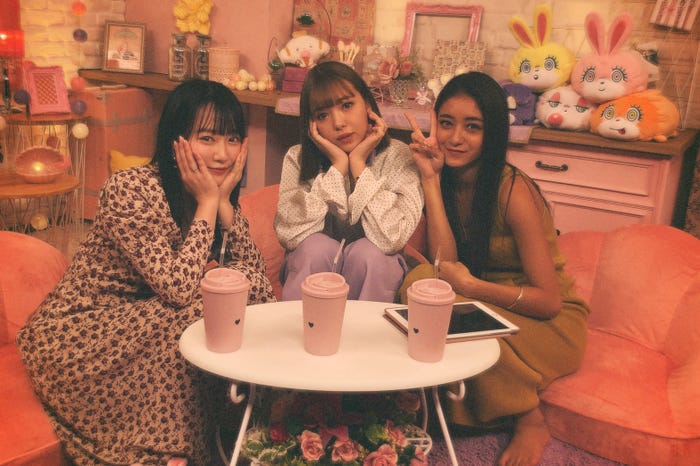 ゆらゆら、藤田ニコル、みちょぱ (提供写真)