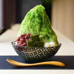 濃茶茶寮一茶「お濃茶かき氷」(提供画像)