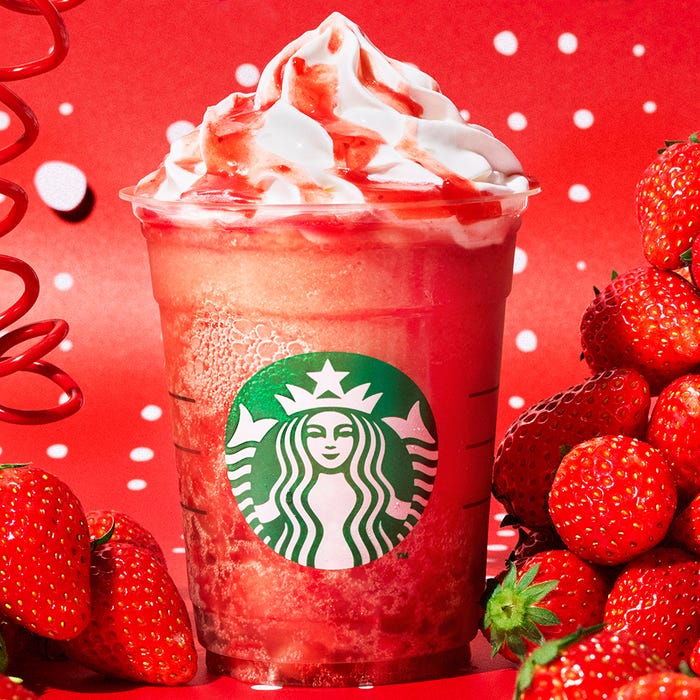シュワッと イチゴ フラペチーノ/画像提供:スターバックス コーヒー ジャパン