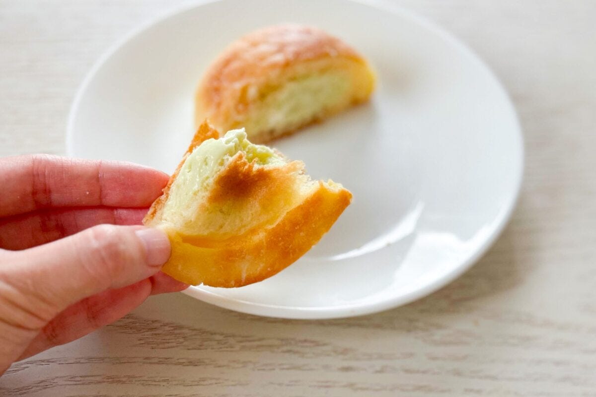 冷やして食べるくりーむメロンパン