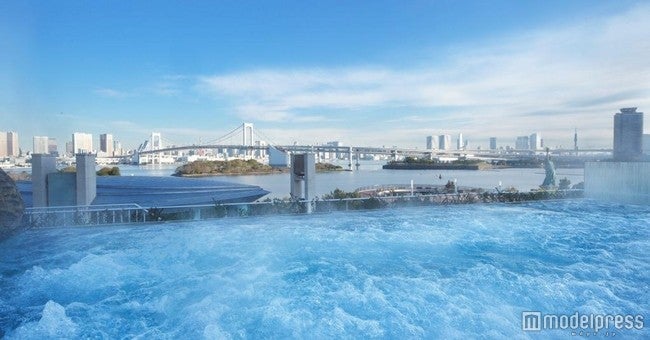 屋外ジェットバス／画像提供：ヒルトン東京お台場