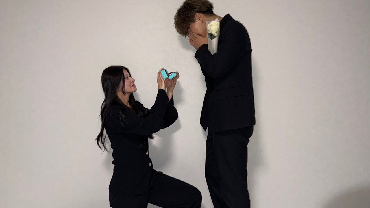 プロポーズから1年…次は妻がサプライズで逆プロポーズを敢行！