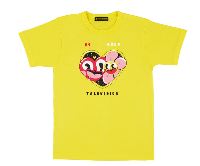 「24時間テレビ41」チャリTシャツ:黄色(C)日本テレビ