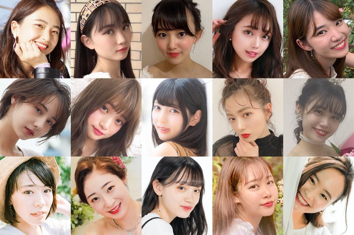 「MISS OF MISS CAMPUS QUEEN CONTEST 2020」出場者第一弾／2019.12.04時点（提供写真）