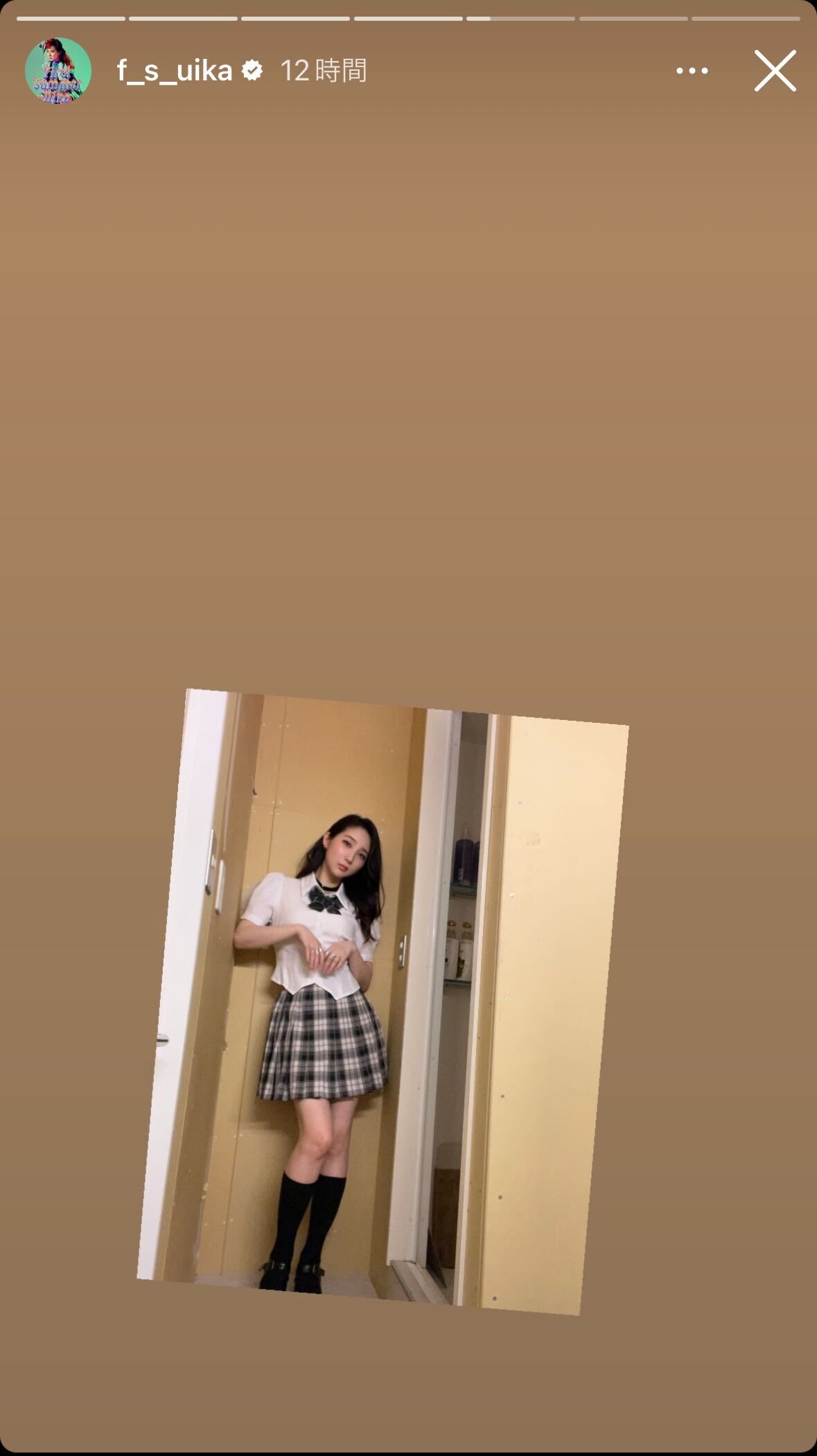 ファーストサマーウイカ公式Instagramストーリーズより