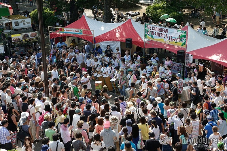 ラテン音楽に思わず体が動いちゃう／画像提供：カリブラテンアメリカフェスティバル