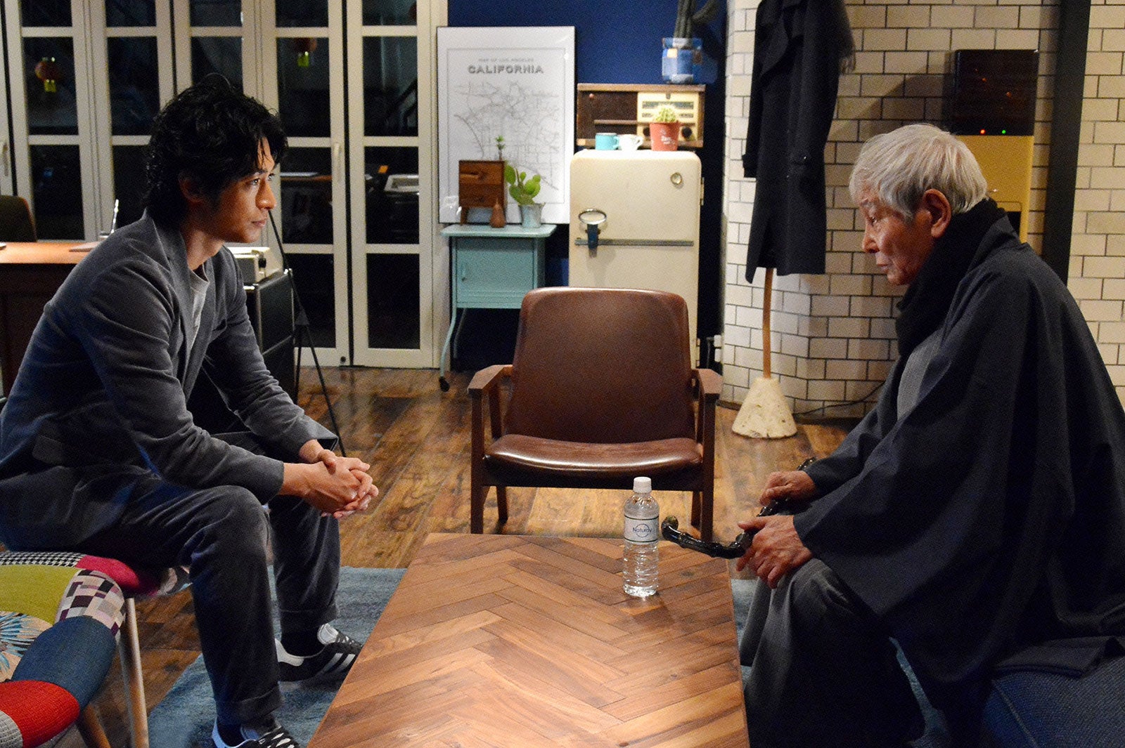 ディーン・フジオカ、近藤正臣／「今からあなたを脅迫します」第7話より（画像提供：日本テレビ）