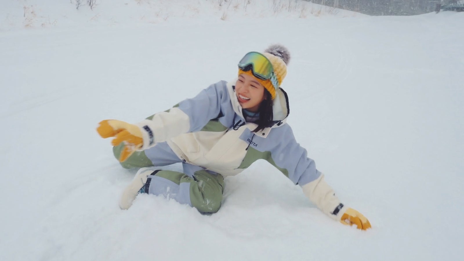 出口夏希「JR SKISKI」CMカット（提供写真）