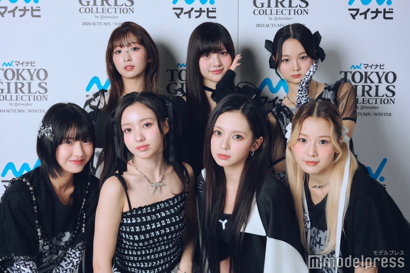 MADEIN／（上段）ミユ、セリナ、ガウン、（下段）ナゴミ、イェソ、マシロ、スへ（C）モデルプレス